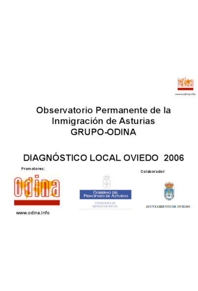 Diagnóstico ODINA Oviedo. Año 2006